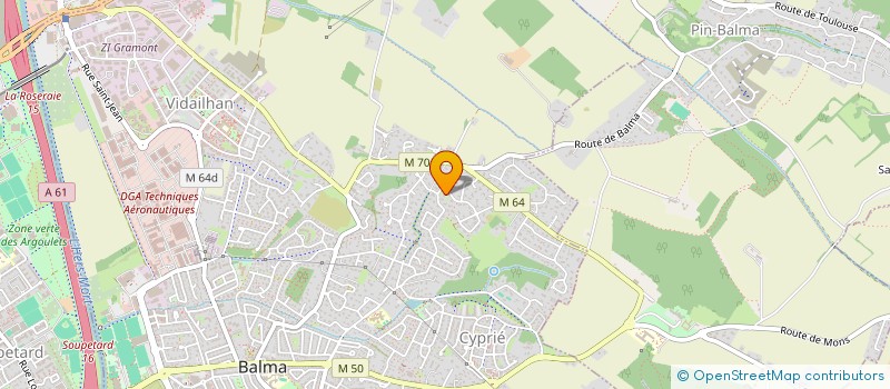 localisation de l'entreprise INDIVISION MENARD/MAYOT à BALMA
