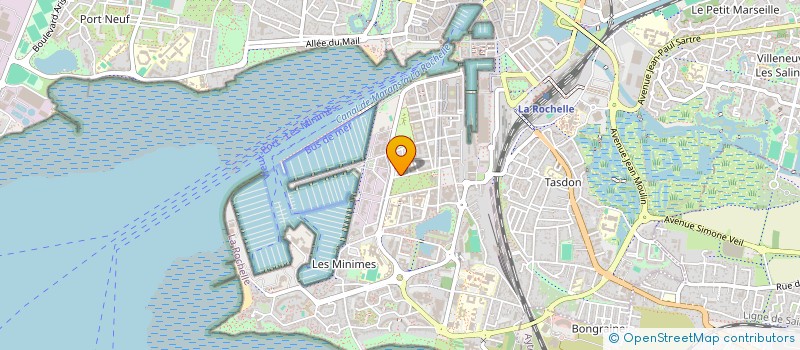 localisation de l'entreprise INDIVISION MENUT VALERIE / MONTAGNE VALERIE  LA ROCHELLE