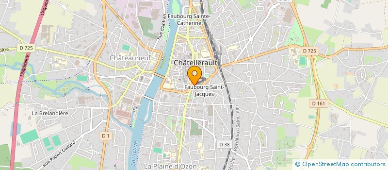 localisation de l'entreprise INDIVISION MERAUT ET OWCZAREK  CHATELLERAULT