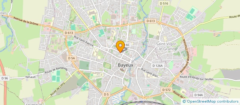 localisation de l'entreprise INDIVISION MERCADER  BAYEUX
