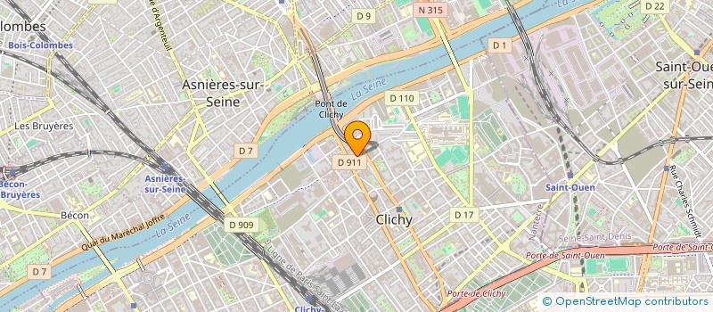 localisation de l'entreprise INDIVISION+MERCADO/KUBICZEK à CLICHY
