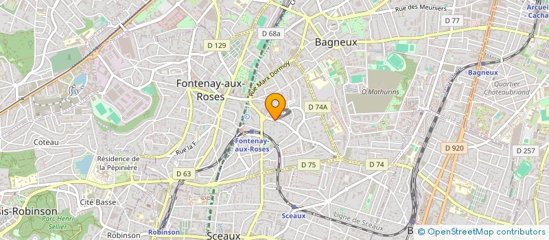 localisation de l'entreprise INDIVISION MERGUI à FONTENAY-AUX-ROSES