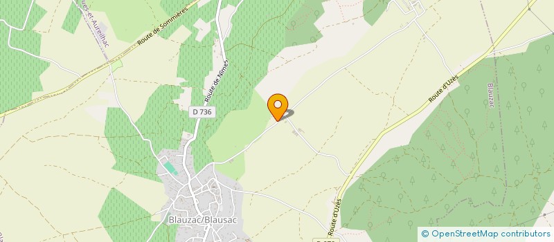 localisation de l'entreprise INDIVISION MERIC  BLAUZAC