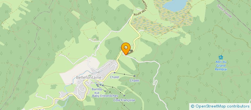 localisation de l'entreprise INDIVISION MERIC DE BELLEFON  LONGCHAUMOIS