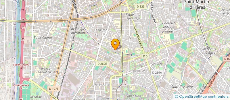 localisation de l'entreprise INDIVISION MERIEUX  GRENOBLE