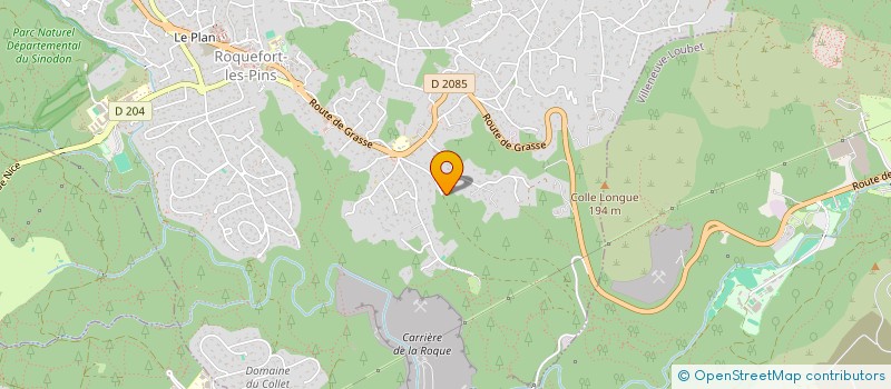 localisation de l'entreprise INDIVISION MERLE DUPUY  ROQUEFORT-LES-PINS