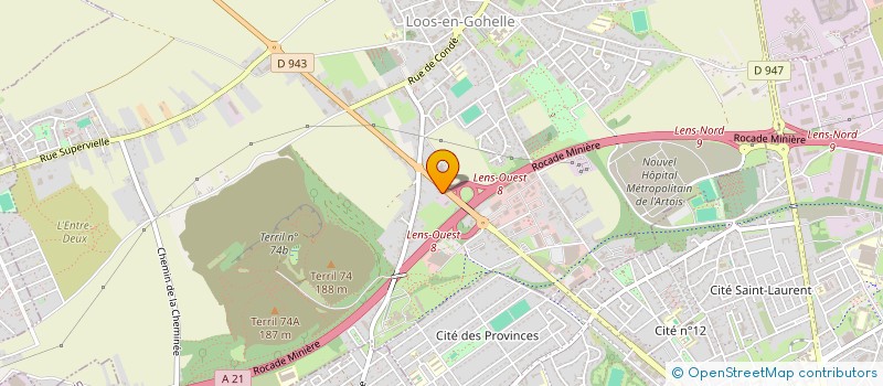 localisation de l'entreprise INDIVISION MERLE GEORGES  LOOS-EN-GOHELLE