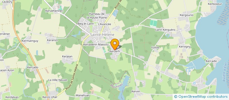 localisation de l'entreprise INDIVISION MERLET MAELLE ET KERRIEN  SAINTE-HELENE