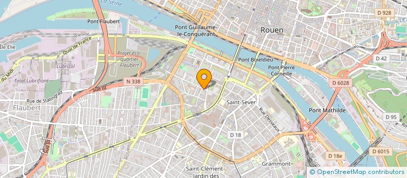 localisation de l'entreprise INDIVISION MERLIER HELENE ET COULIER CHARLES-HENRI  ROUEN