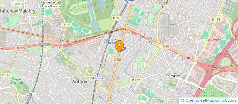 localisation de l'entreprise INDIVISION MERLIN à ANTONY