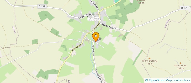 localisation de l'entreprise INDIVISION MERLOT SYLVAIN ET JOSIANE  BOURTHES