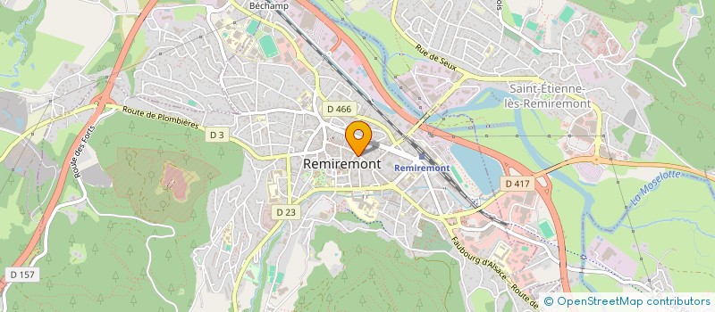 localisation de l'entreprise INDIVISION MERLOT VIATOUX  REMIREMONT