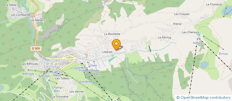 localisation de l'entreprise INDIVISION MERMILLOD-BLONDIN SERGE ET VIVIANE à LA CLUSAZ
