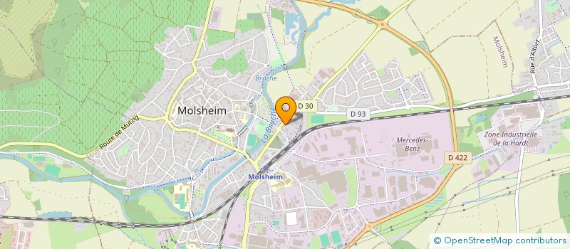 localisation de l'entreprise INDIVISION MERTANI ICHEM ET EUGENIA  MOLSHEIM