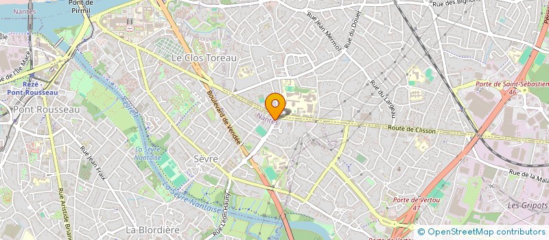 localisation de l'entreprise INDIVISION MERY FREDERIC ET CLAIRE  NANTES