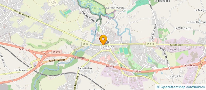 localisation de l'entreprise INDIVISION MESLE*ANDRE/  YFFINIAC