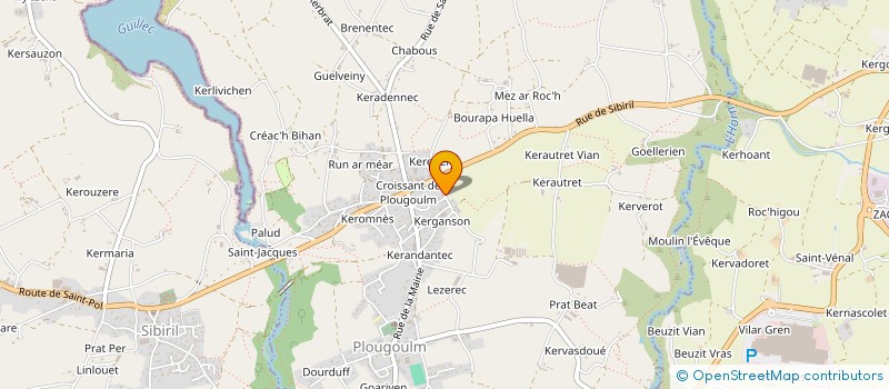 localisation de l'entreprise INDIVISION MESSAGER-NEDELEC  PLOUGOULM