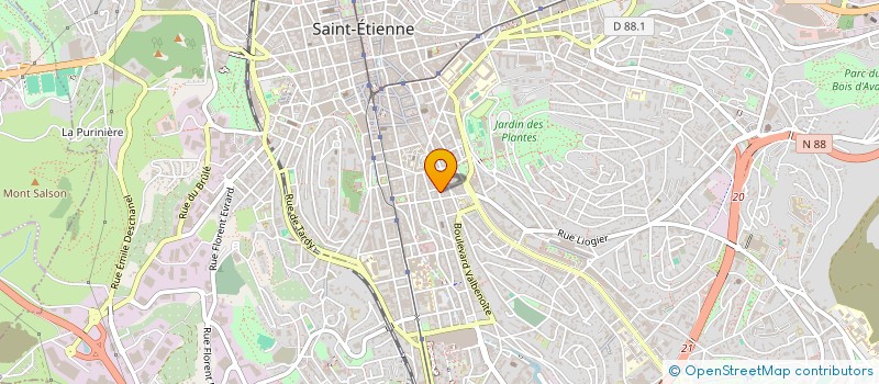 localisation de l'entreprise INDIVISION MESSALI CHAIBRIANT  SAINT-ETIENNE