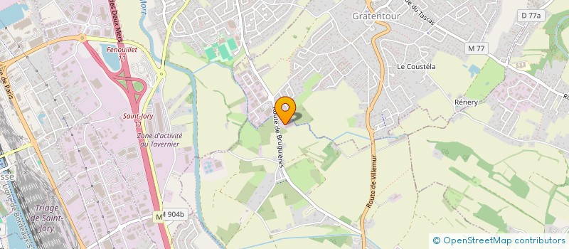 localisation de l'entreprise INDIVISION MESSAUD  CASTELGINEST