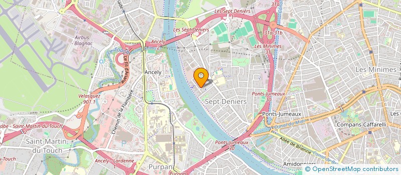 localisation de l'entreprise INDIVISION MESTRE FRANCO REYES  TOULOUSE