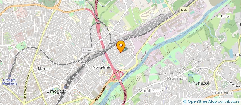 localisation de l'entreprise INDIVISION MESURE EUGENE à LIMOGES