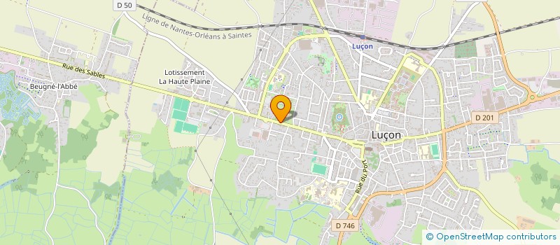 localisation de l'entreprise INDIVISION METAY / MIMAULT  LUCON