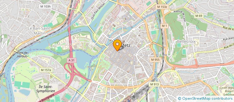 localisation de l'entreprise INDIVISION METZ  METZ