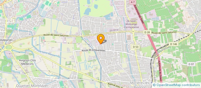 localisation de l'entreprise INDIVISION  MEUNIER  MORIERES-LES-AVIGNON