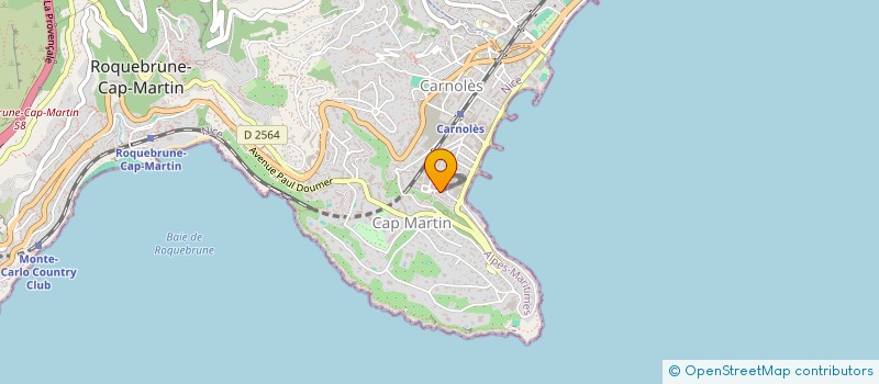 localisation de l'entreprise INDIVISION MEURILLION-MAGRINI à ROQUEBRUNE-CAP-MARTIN