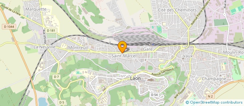 localisation de l'entreprise INDIVISION MEURISSE PIERRE à LAON