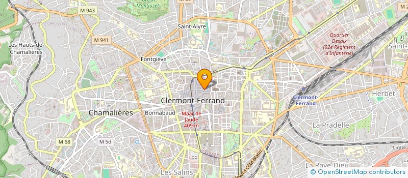 localisation de l'entreprise INDIVISION MEYER DUFLOCQ  CLERMONT-FERRAND