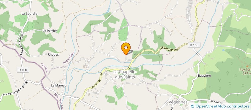 localisation de l'entreprise INDIVISION MEZARD  LA CHAPELLE-AUX-SAINTS