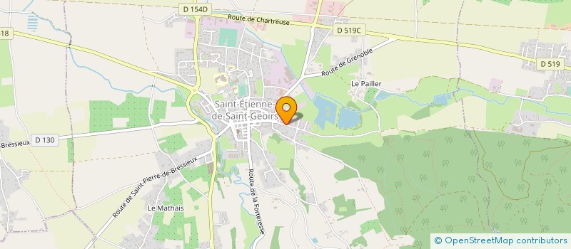 localisation de l'entreprise INDIVISION MH à SAINT-ETIENNE-DE-SAINT-GEOIRS