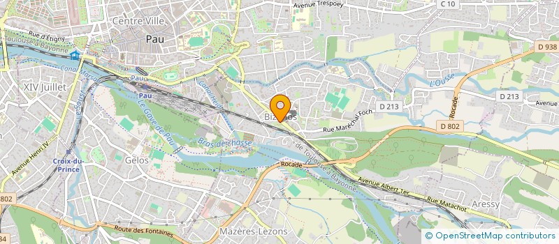 localisation de l'entreprise INDIVISION MIALOU LMNP  BIZANOS