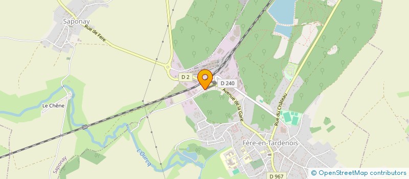 localisation de l'entreprise INDIVISION MICHALAK  FERE-EN-TARDENOIS