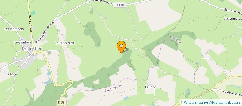 localisation de l'entreprise INDIVISION MICHARD  LE BRETHON