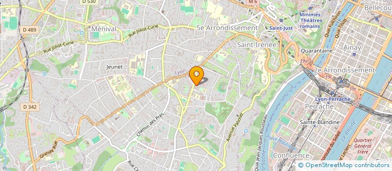 localisation de l'entreprise INDIVISION MICHAUD  SAINTE-FOY-LES-LYON