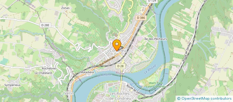 localisation de l'entreprise INDIVISION MICHAUD MARIE  CONDRIEU