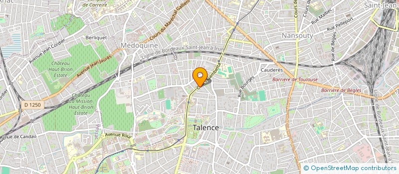 localisation de l'entreprise INDIVISION MICHAUX-STAINIER  TALENCE