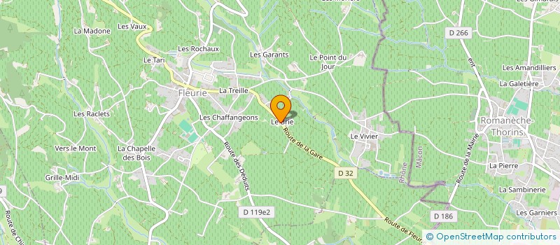 localisation de l'entreprise INDIVISION MICHEL à FLEURIE