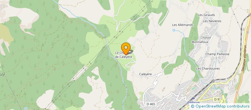 localisation de l'entreprise INDIVISION MICHEL  EMBRUN