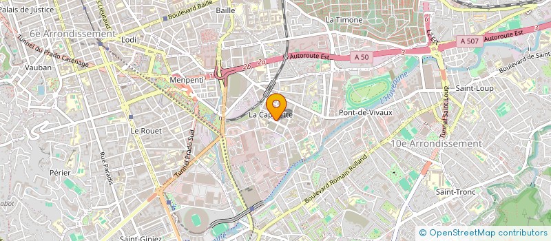 localisation de l'entreprise INDIVISION MICHEL / CECCHI  MARSEILLE