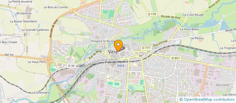 localisation de l'entreprise INDIVISION MICHEL - PIGEON  VITRE