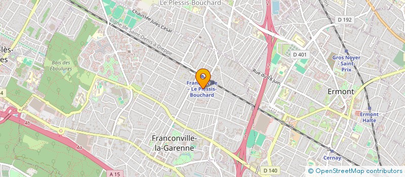 localisation de l'entreprise INDIVISION MICHELE ET JEAN-BAPTISTE  FRANCONVILLE