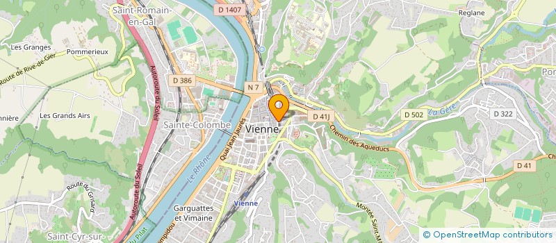 localisation de l'entreprise INDIVISION MICHENAUD  VIENNE