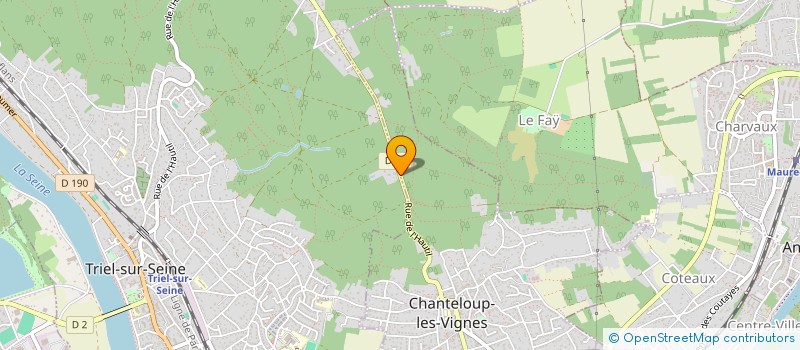 localisation de l'entreprise INDIVISION - MICHOUX  TRIEL-SUR-SEINE