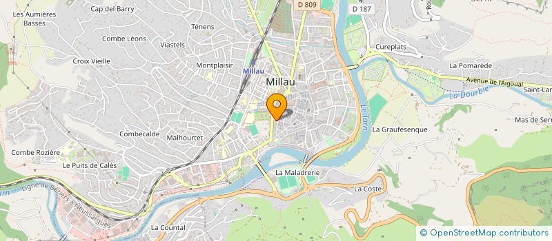 localisation de l'entreprise INDIVISION MICKAEL NATALIA  MILLAU