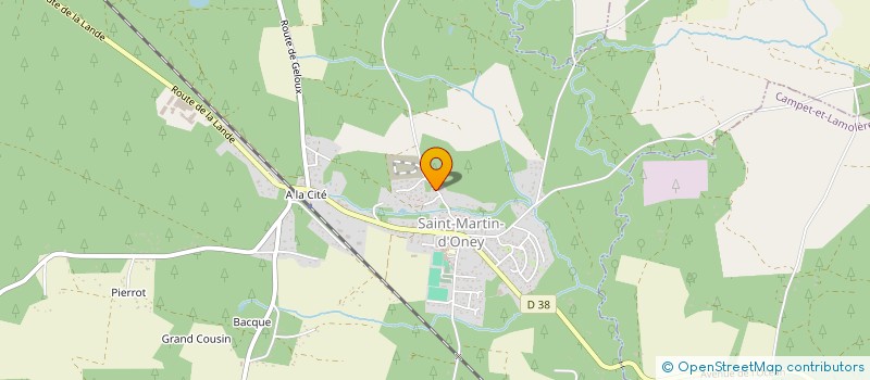 localisation de l'entreprise INDIVISION MICOLEAU  SAINT MARTIN D'ONEY