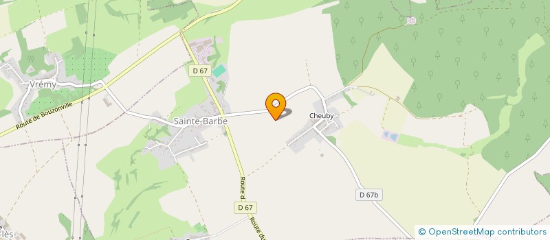 localisation de l'entreprise INDIVISION MICQUET  SAINTE-BARBE