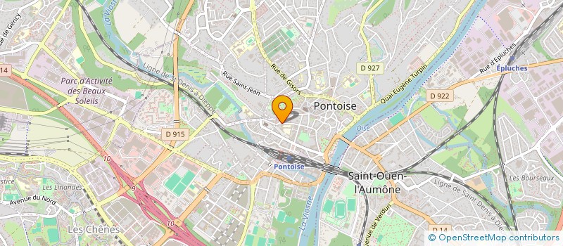 localisation de l'entreprise INDIVISION MIGNARD JONQUET  PONTOISE